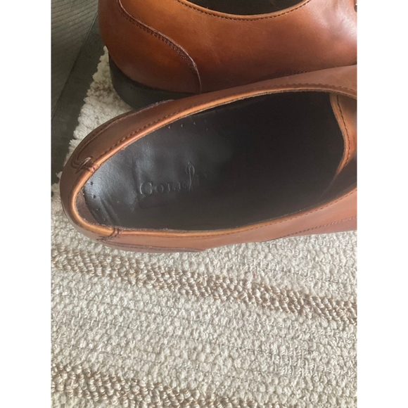 Cole Haan Men’s Dress Shoes Size 11 Brown Leather Square Toe Oxford Dress Shoe - Picture 6 of 7